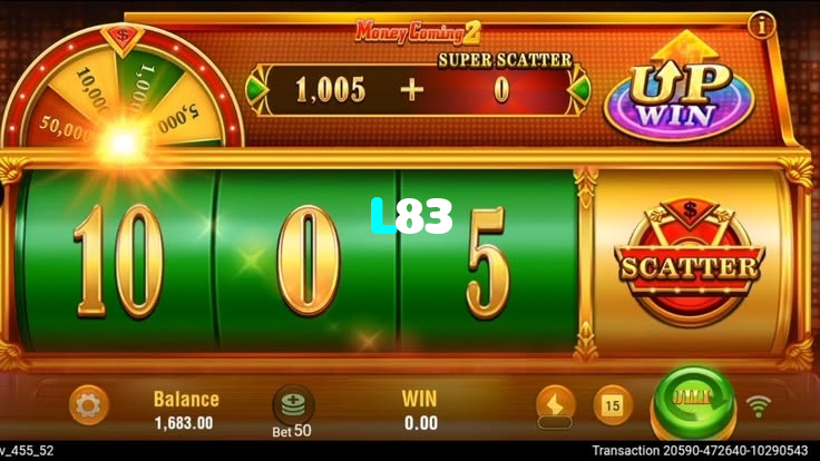 L83 casino presented on mobile device in Pakistan with slots and live games